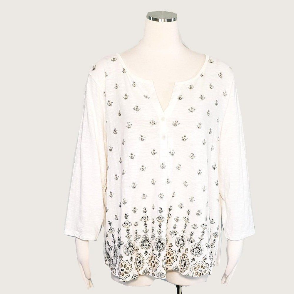 ** Basic Editions Textured Top